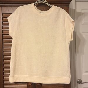 NWOT See and Be Seen short sleeve sweater top size small